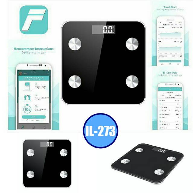 Idealife IL-273 Timbangan Badan Pintar Timbang Digital Bathroom Smart Scale IL 273