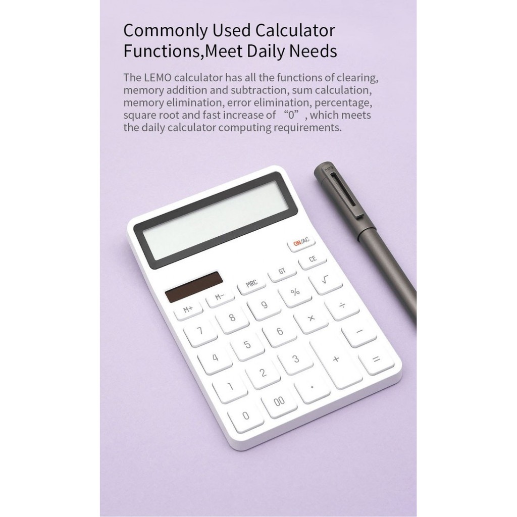 AKN88 - KACO LEMO Desk Electronic 12-Digits Calculator - K1412