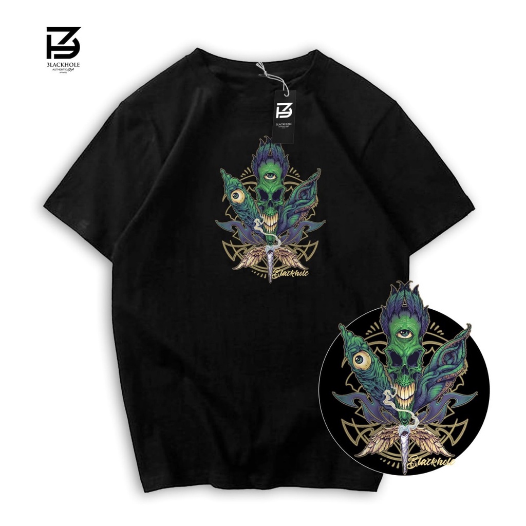 Blackhole Kaos Tshirt Combed30s  Distro Original Size M L XL