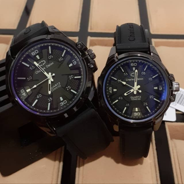 Jam tangan charles delon couple