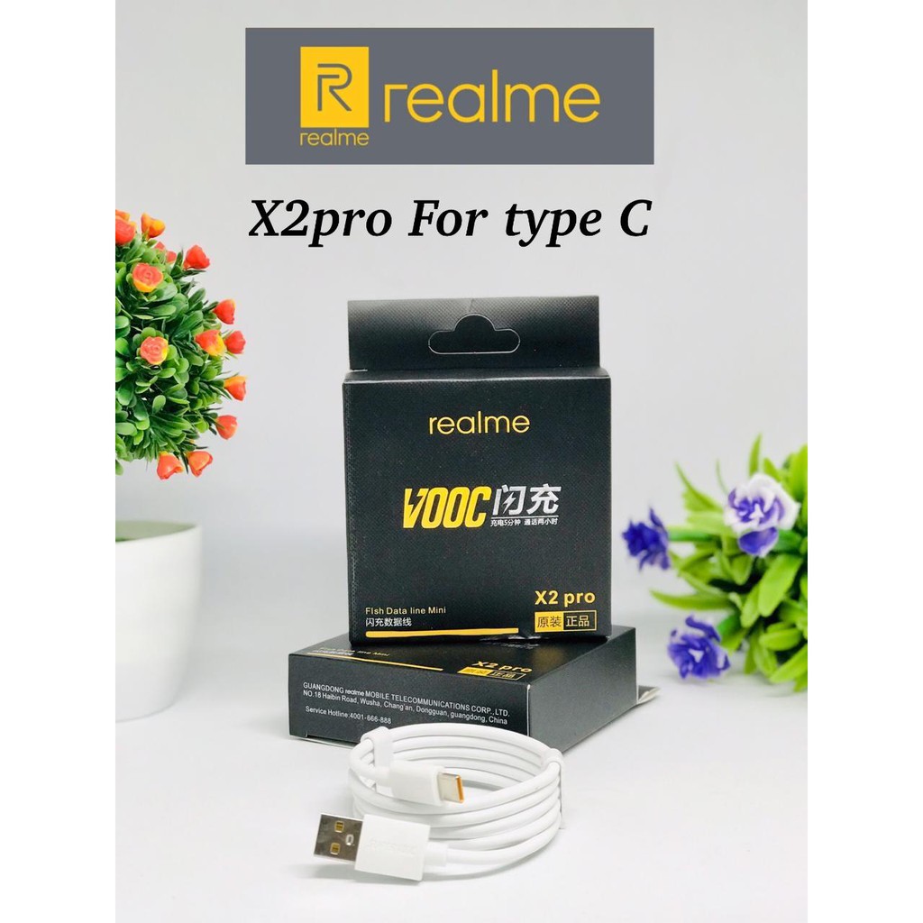 KABEL DATA REALME X2 PRO TYPE C  / REALME C3 MICRO VOOC FAST CHARGING