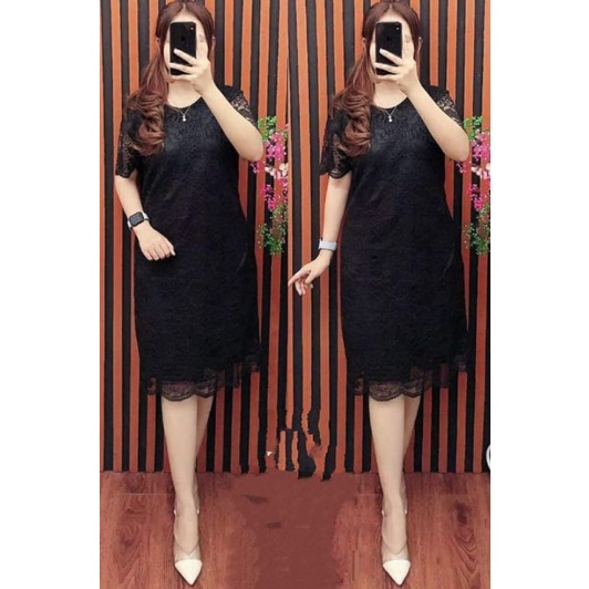 Dress Hitam New Model