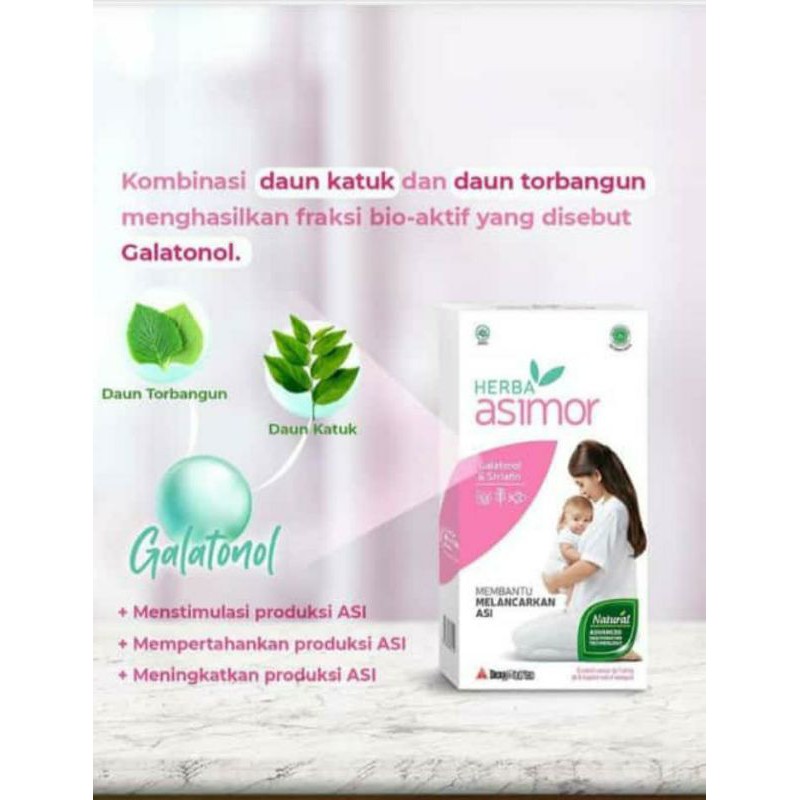 (EXP 2025) 1 Box Herba Asimor isi 60 Tablet Free Botol / Asi Booster Pelancar Asli Herbal Isi 30 Tablet / Kaplet