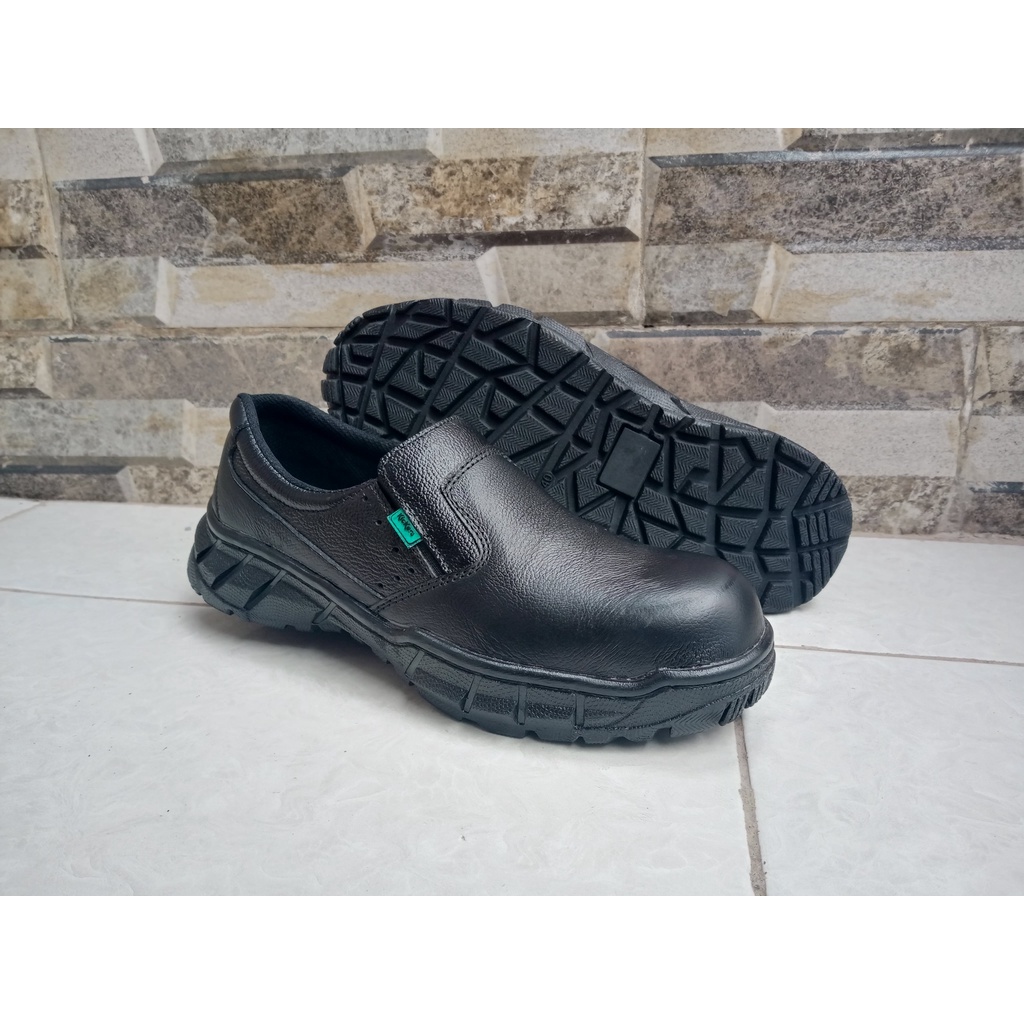 SEPATU PRIA SAFETY KULIT ASLI