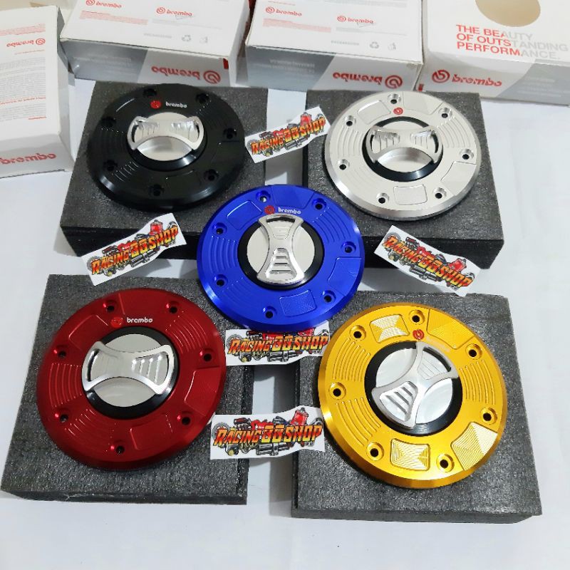 Jual Tutup Tangki Variasi Ninja R Rr Kr Serpico Brembo Full Cnc Shopee Indonesia