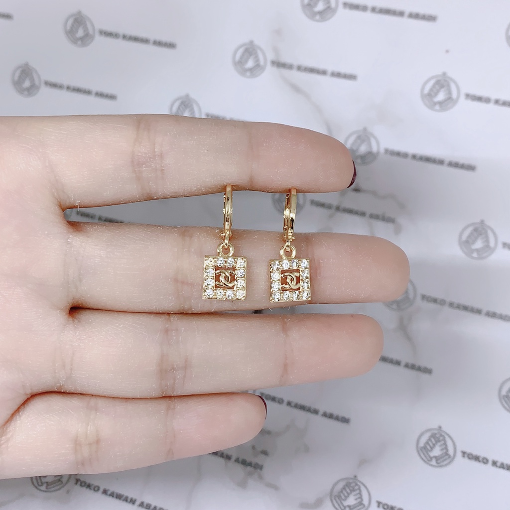 Xuping Gold Anting dewasa Perhiasan Wanita Model Giwang Cantik *58