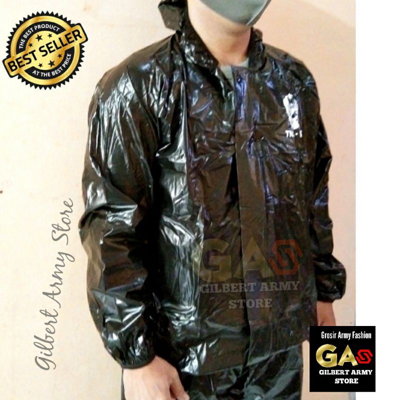 Gilbert Army Store Sauna raincoat Multifungsi tni-Ad jas hujan tni murah jaket hujan pria