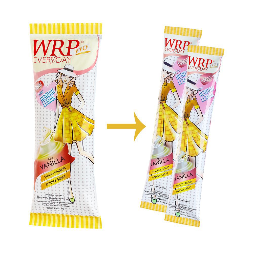 

WRP Low Fat Milk Vanilla Bundling 60G - 6 Pcs