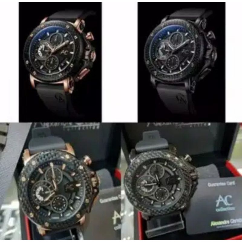 Jam Tangan Pria Original Alexandre Christie Ac9205/ac9205/9205/AC9205 CARBON