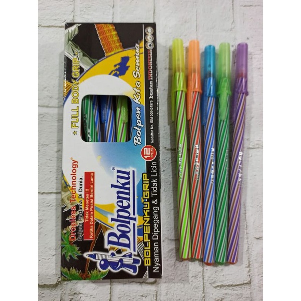 

Bulpen ulir murah/ isi 12pc/ Bolpenku Grip