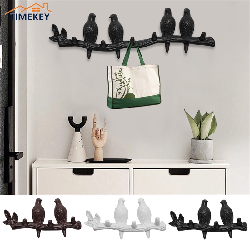 TK Creative Bird Shape Wall Hooks ABS Towel Hooks Living Room Hanger Towel Key Hat Handbag Holder Home Decoration