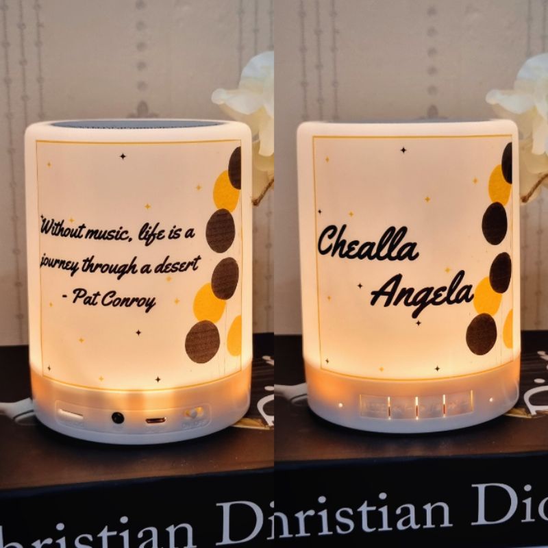 Speaker Custom LED / Touch Lamp LED / Lampu Foto Custom