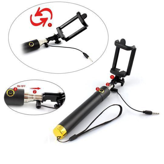 Selfie Stick Monopod Tongsis for HP Handphone Android iOS iPhone Samsung Xiaomi Lenovo Asus