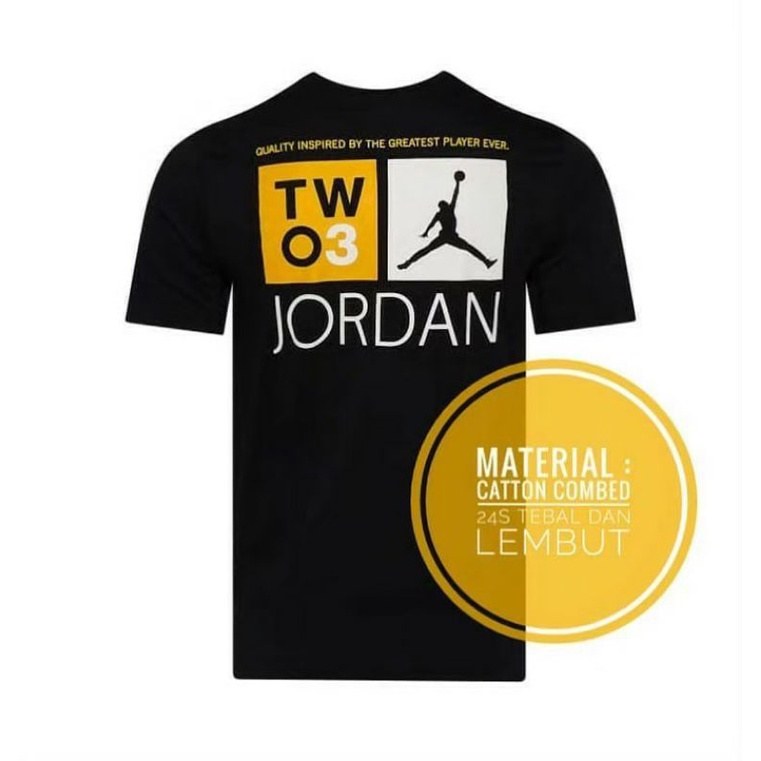 Tshirt kaos jordan air 03 original catton M.L.XL tshirt