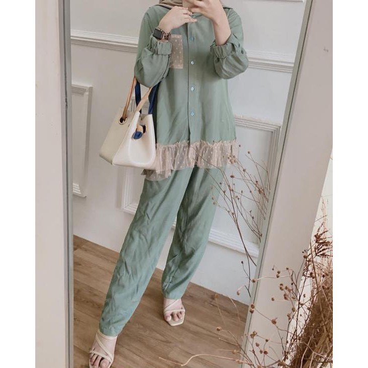INDIRA ONE SET / OMYRA ONE SET / STELAN WANITA-CREVO MINT