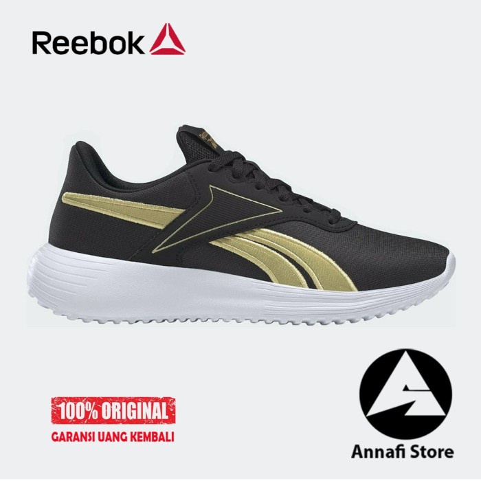 JUAL SEPATU RUNNING WANITA REEBOK REEBOK LITE 3.0 H00895 - BLACK GOLD