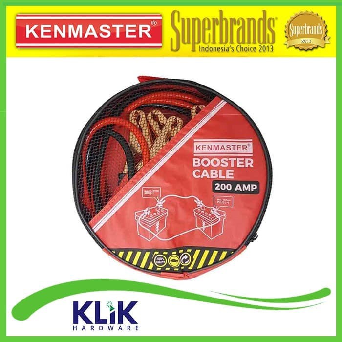 Kenmaster Kabel Booster 200 Ampere - Kabel Jumper Accu 200 A