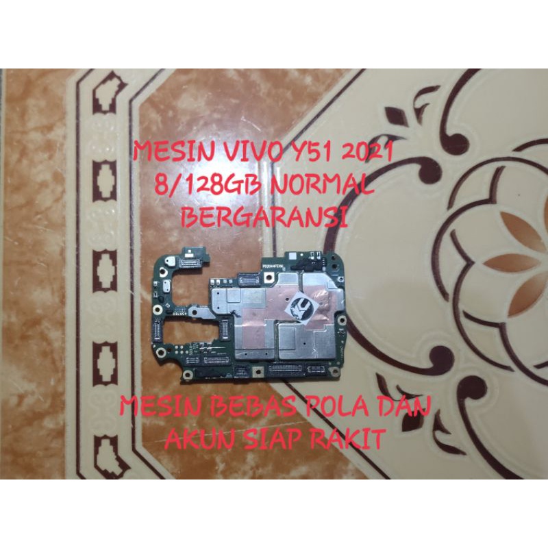 Mesin vivo y51 8/128gb  normal mesin vivo y51 2020 y51a normal mesin y51