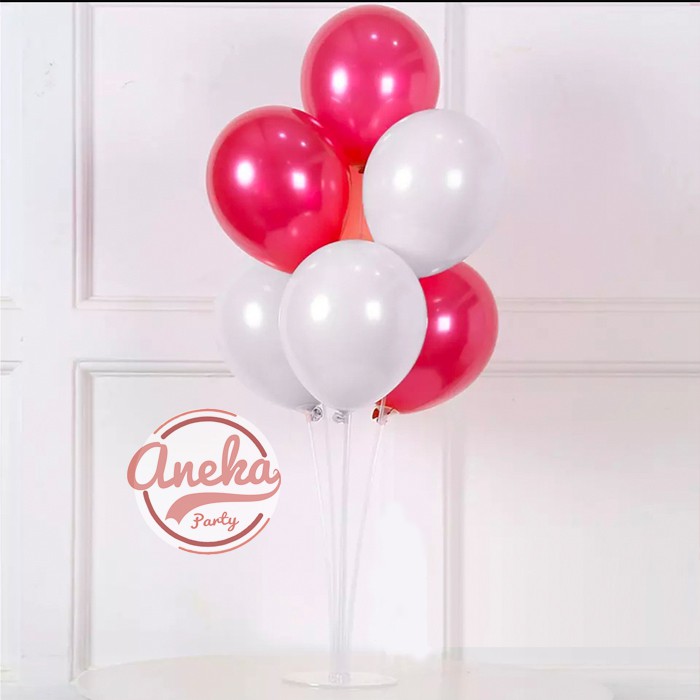 isi 20 balon metalik merah putih / balon lomba / Balon metalik balon karnapal HUT RI / balon metalik
