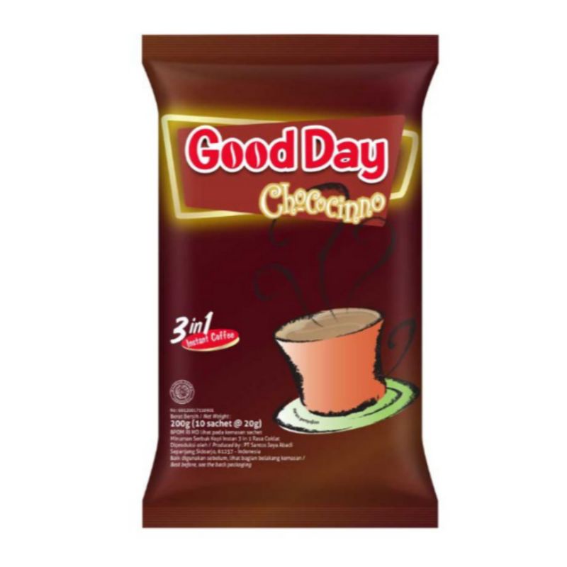 

Good Day Kopi 3in1 Chococinno 10 pcs