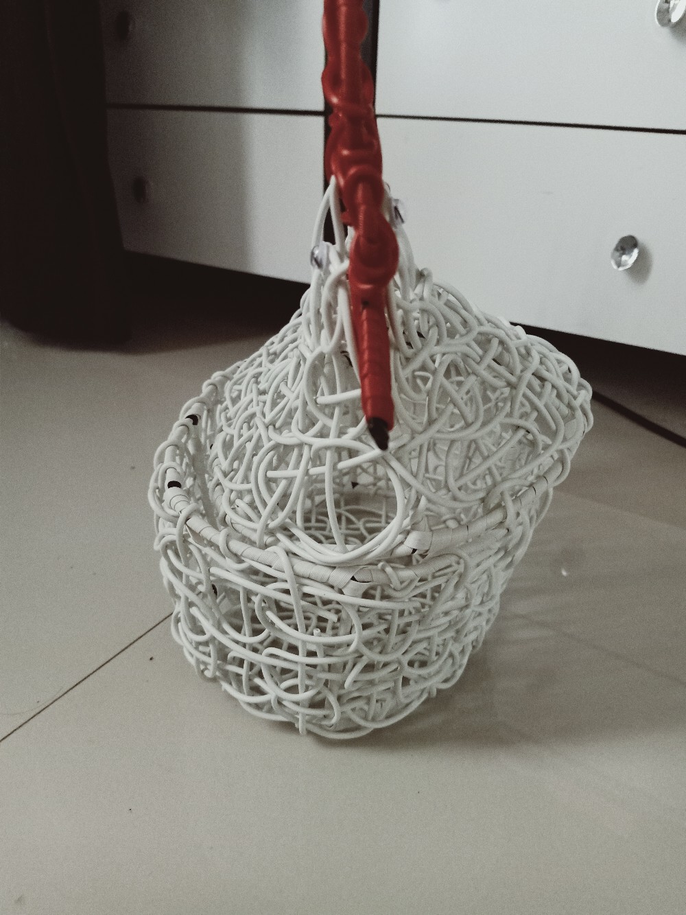 Keranjang Tempat Telur Bentuk Ayam Rotan Sintetis