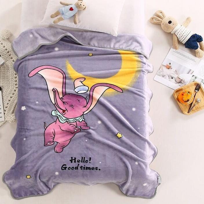 Selimut Anak Bulu Halus  Import Selimut Karakter 100 x 140cm ,,