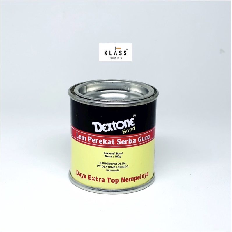 

Dextone Lem Sol Sepatu 100 Gr Bond Kaleng Lem Serbaguna Perekat