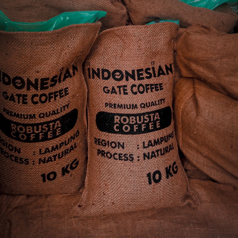 

biji kopi robusta lampung 10 kg / greenbean robusta kopi lampung