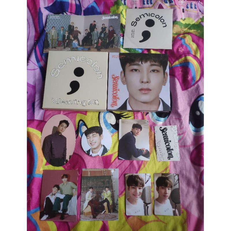 SEMICOLON SEVENTEEN WONWOO FULL SET OFFICIAL SEVENTEEN