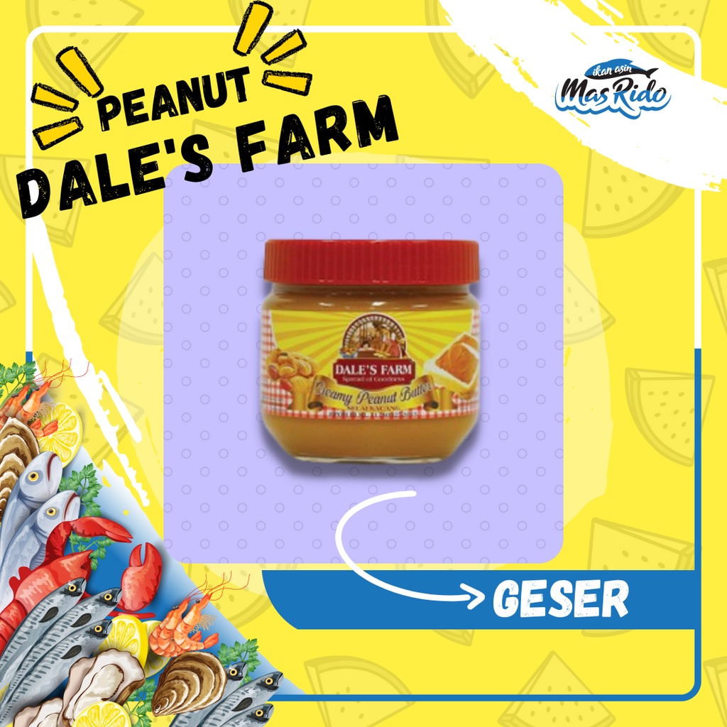 

Dale'S Farm Creamy Peanut Butter Selai Kacang 250 Gram Termurah