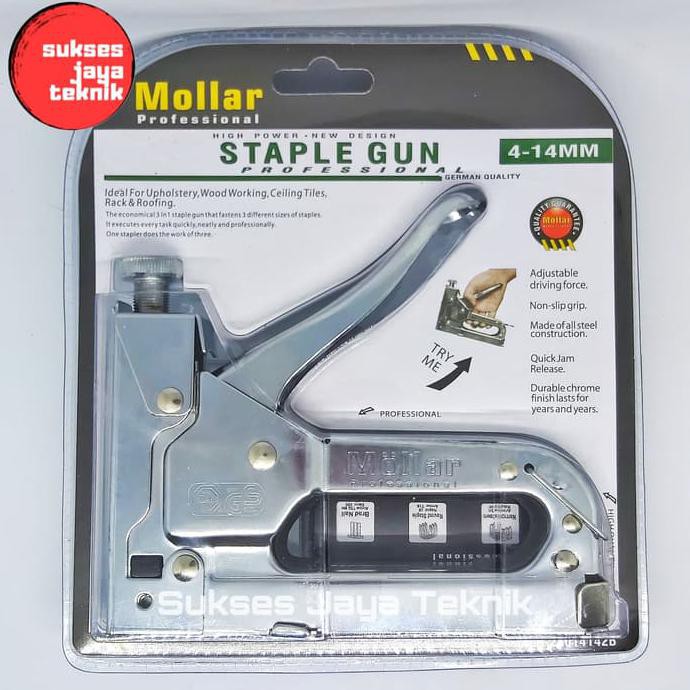 

Mollar Staples Gun Tacker 3 In 1 / Staple Jok Tembak Hekter 3 Way