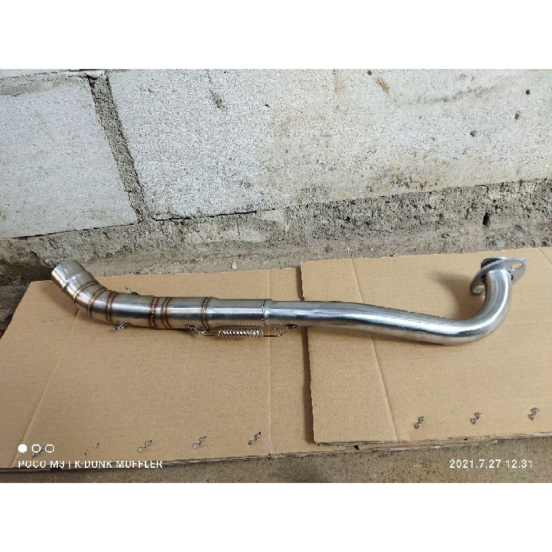 Leher knalpot Aerox connected Nmax 155 NMAX new