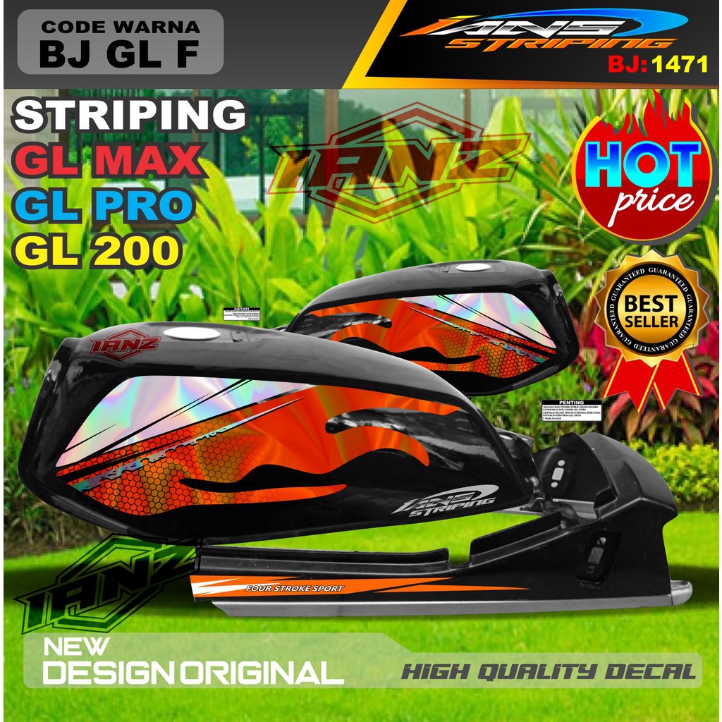 STRIPING CUSTOM GL 2000 HOLOGRAM / STRIPING GL PRO MAX VARIASI HOLOGRAM / STRIPING GL