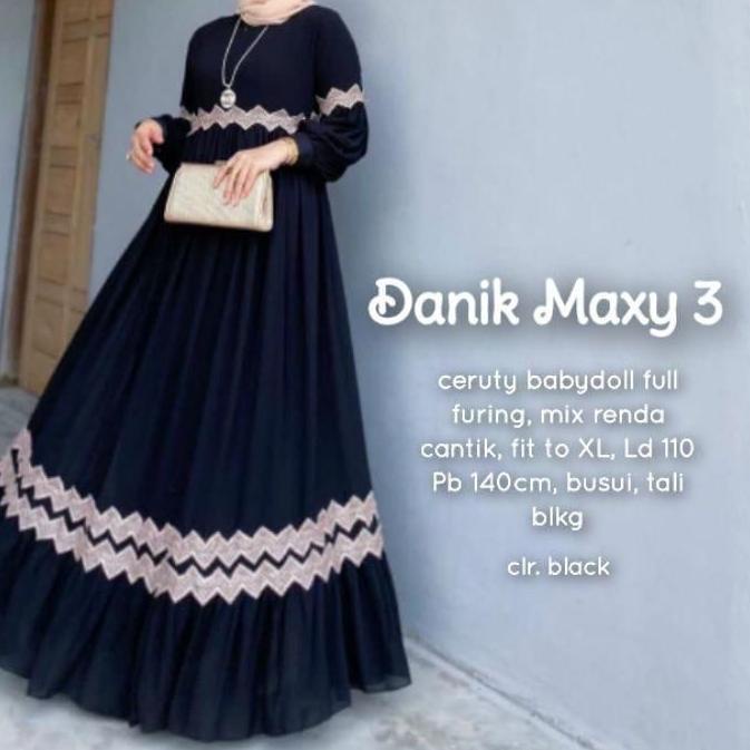 PROMOSI  4.4 (DEWASA) SUPER JUMBO GAMIS CERUTY BABYDOLL RENDA ZIGZAG//SUPER JUMBO XXXL//GAMIS CERUTY