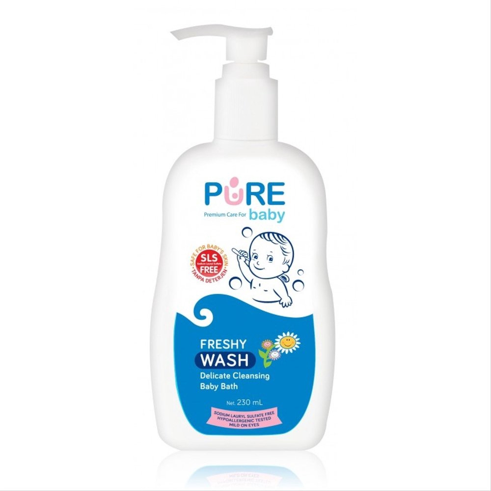 [BPOM] - Pure BB Wash 2 in 1 Sabun Mandi Bayi (Aman bagi Kulit Sensitif) - 230ml PureBaby Baby