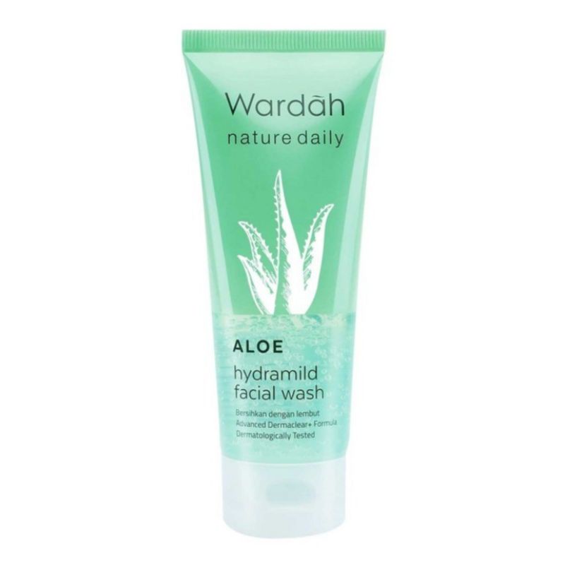 wardah hydramild aloevera facial wash 60ml -100ml