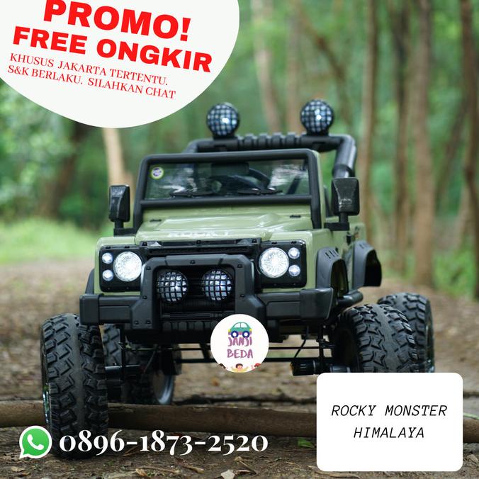 Mainan Mobil Aki Anak Rocky Volta 5008 Monster Himalaya - SHP Toys