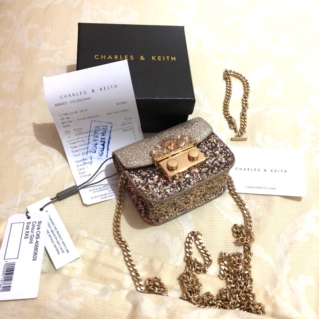 Charles and keith mini bag // charlesnkeith charles & keith tas