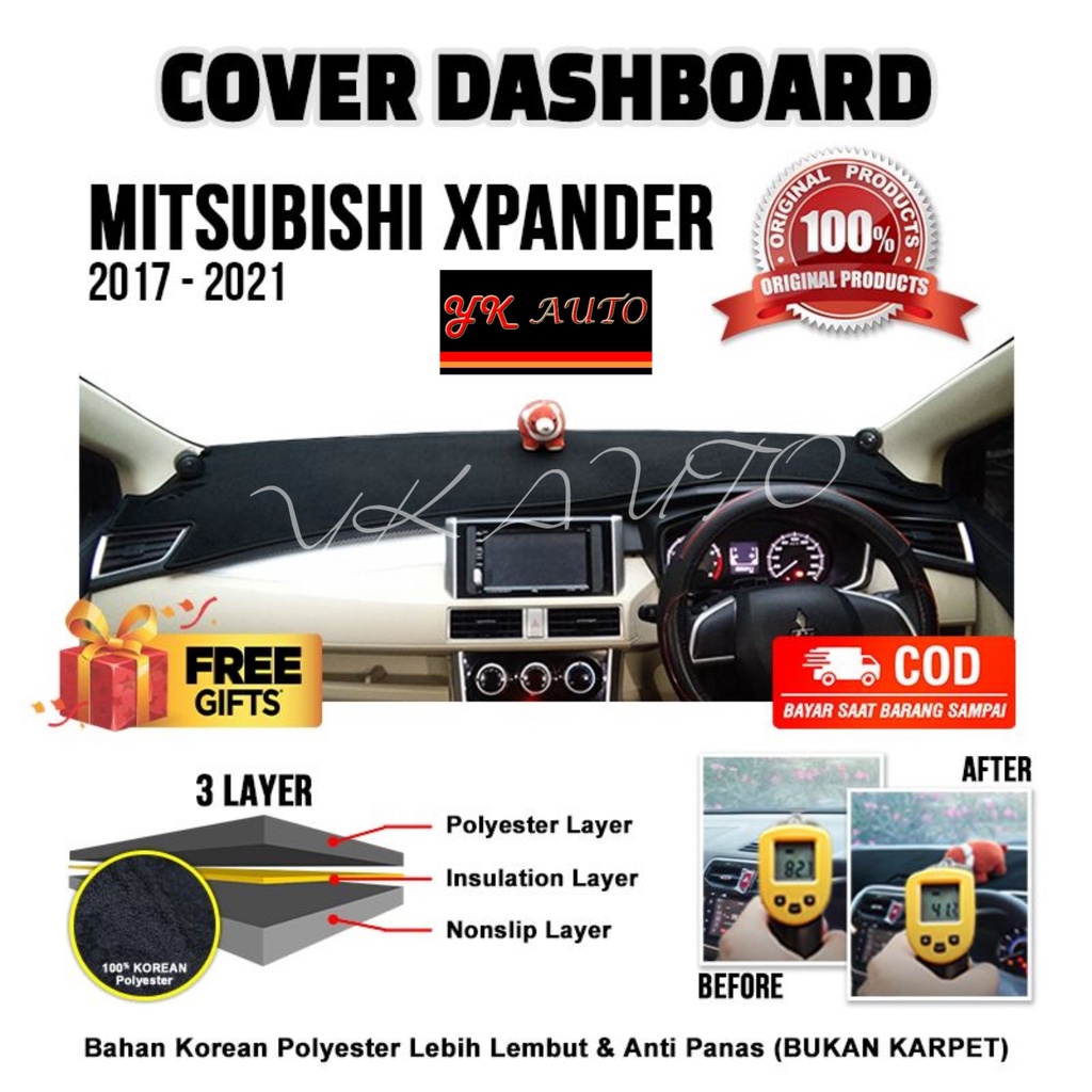 Cover Dashboard Premium Mitsubishi Xpander Cover Dasboard Xpander Sport Cross Ultimate YK AUTO