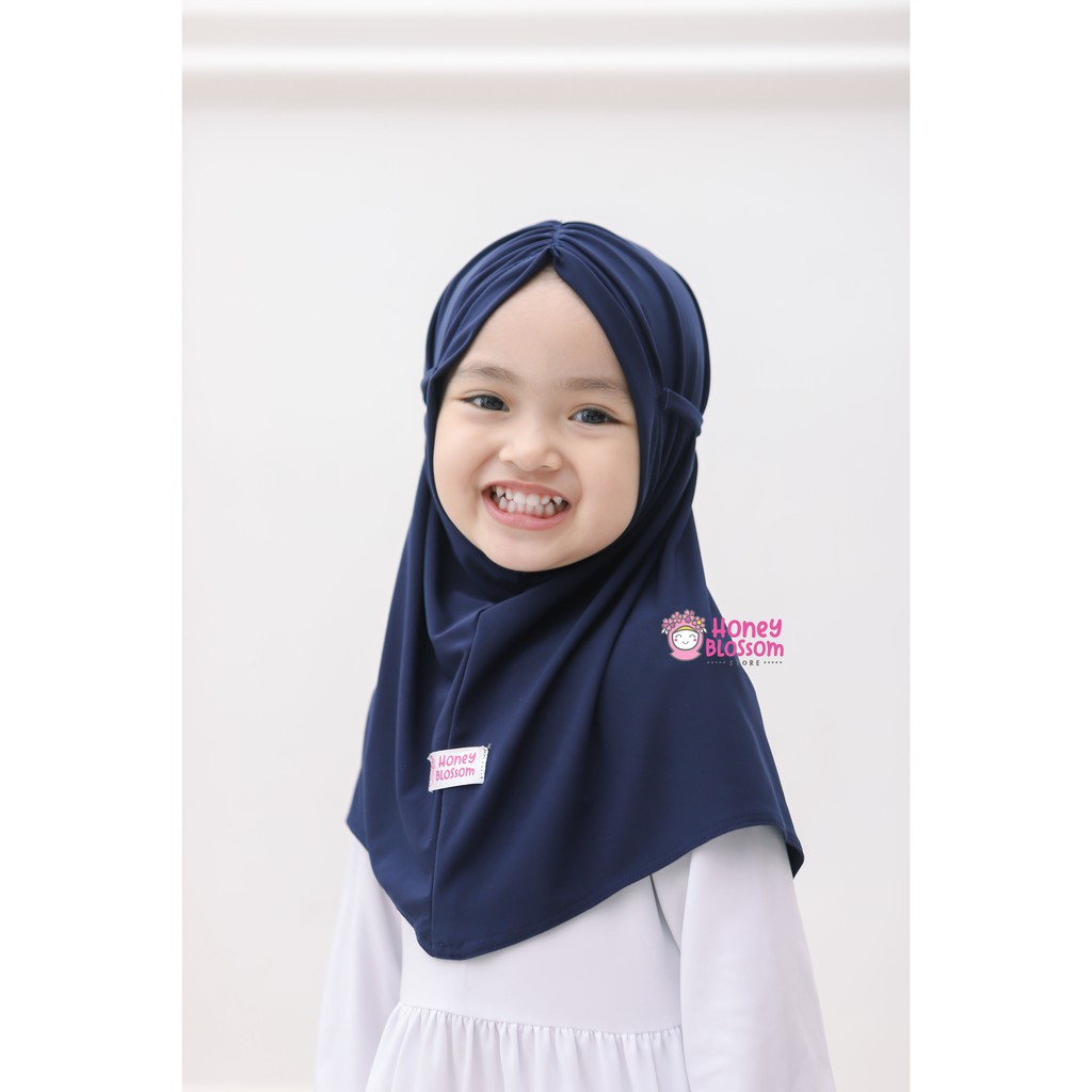 Hijab Bayi Perempuan / Bergo Zahra / Jilbab Anak Cantik / Kerudung Anak Lucu Kekinian 1-5 Tahun