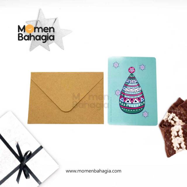 

Kartu Ucapan Natal Animal Series 1 + Amplop Vintage (Kartu Natal Murah Bagus)