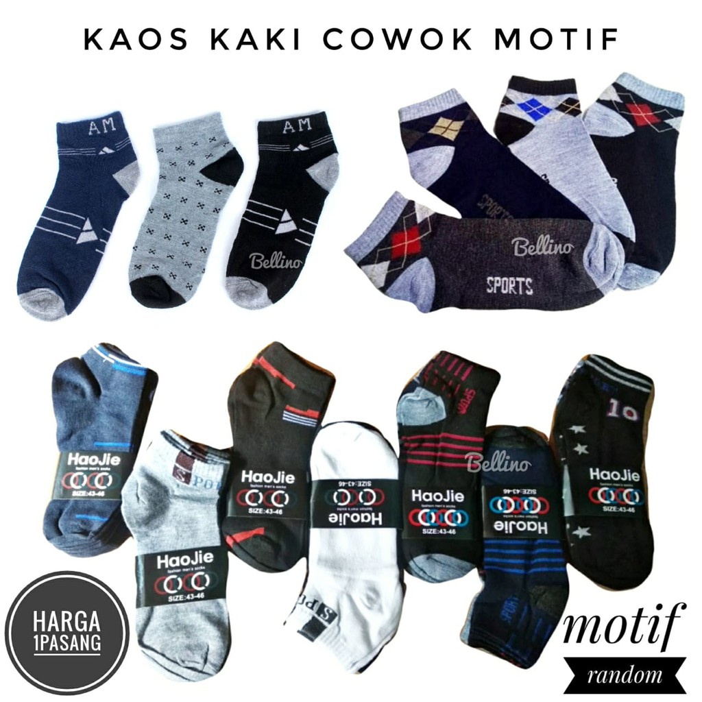 KAOS KAKI SPORT  / KAOS KAKI OLAHRAGA KAOS KAKI NYAMAN Kaos Kaki Cowok Murah Man Socks  Kaos Kaki Pria