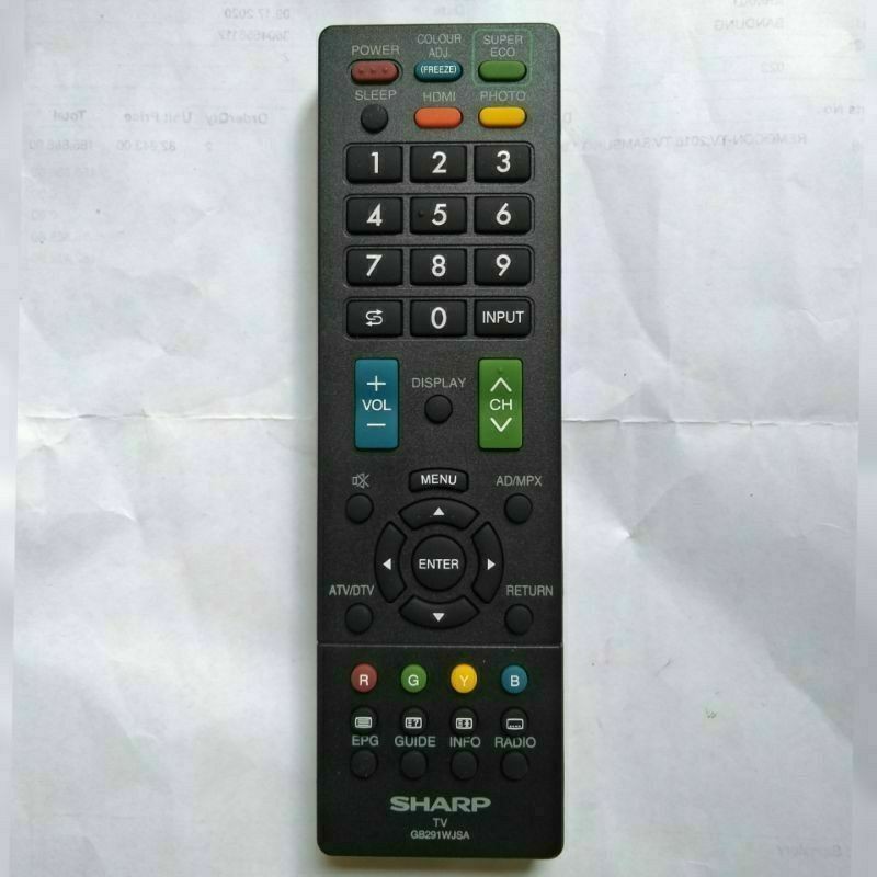 Remot Remote tv sharp original aquos lcd led original