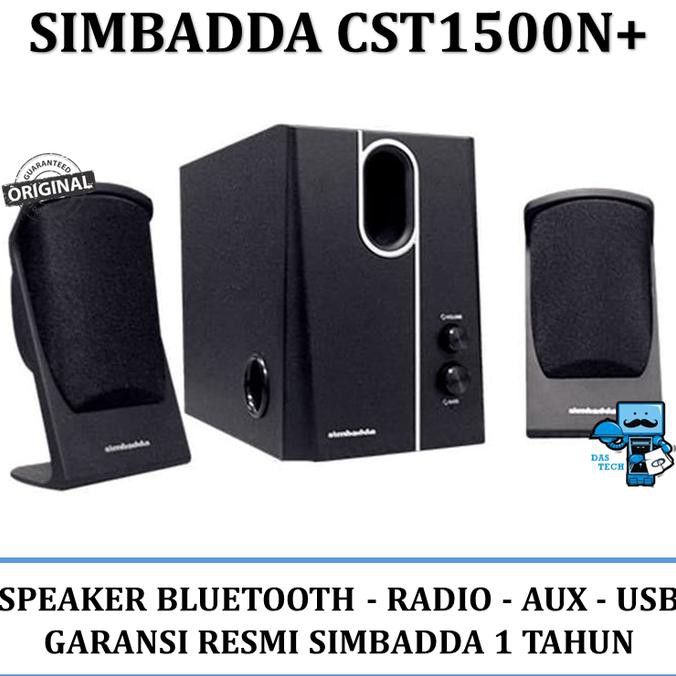 Super Sale Simbadda Speaker CST 1500n+ (CST1500N Plus) -Bluetooth, USBport, Radio Ready Stock