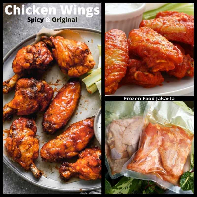 

Spicy Chicken Wings Sayap Ayam Berbumbu Pedas Manis Frozen Food Jakarta Selatan