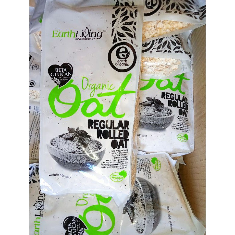 

Earth Living Organic Rolled Oat 500gr
