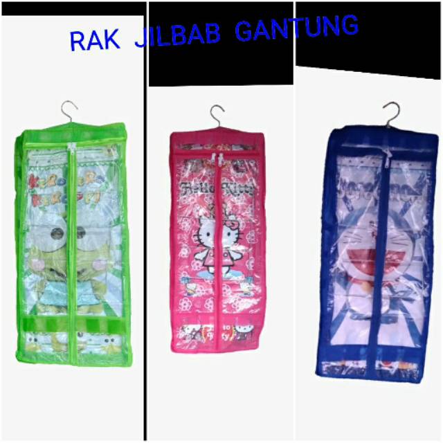 Rak Jilbab Gantung Katakter