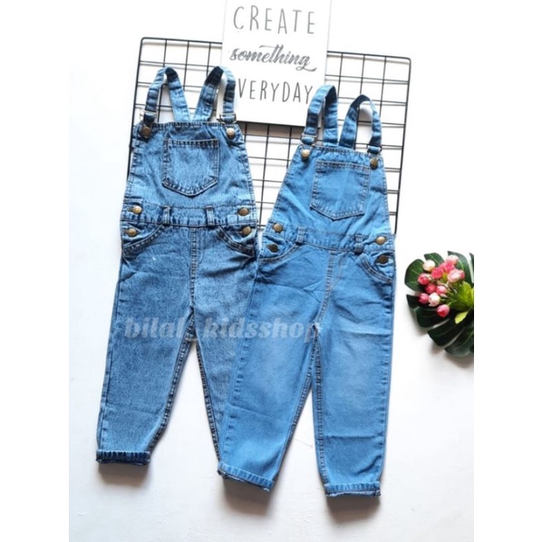 OVERALL JEANS PANJANG ANAK/ OVERALL KODOK ANAK