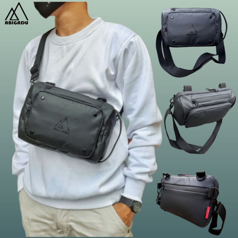 slingbag Anti air /selempang  waterproof/slingbag waterproof pria wanita multy Fungsi | Abigadu