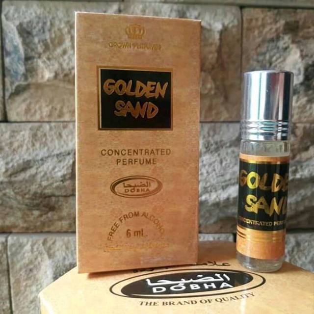 Parfum dobha 6ml aroma GOLDEN SAND non al kohol